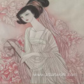 Chinese hanging painting and figure decoration painting